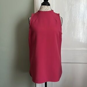 Alfani Winter Rose Crepe High-Neck Sleeveless Tunic